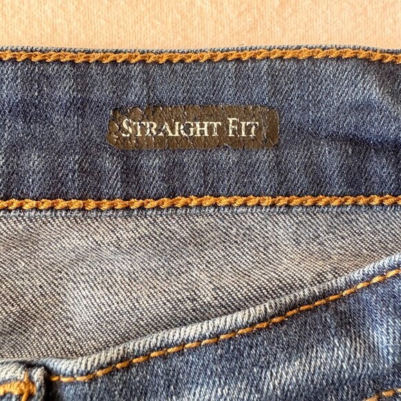 Judy Blue Jeans Dark Wash Straight Fit Stretch Y2K Preppy Classic Size 11/30 - Picture 6 of 12